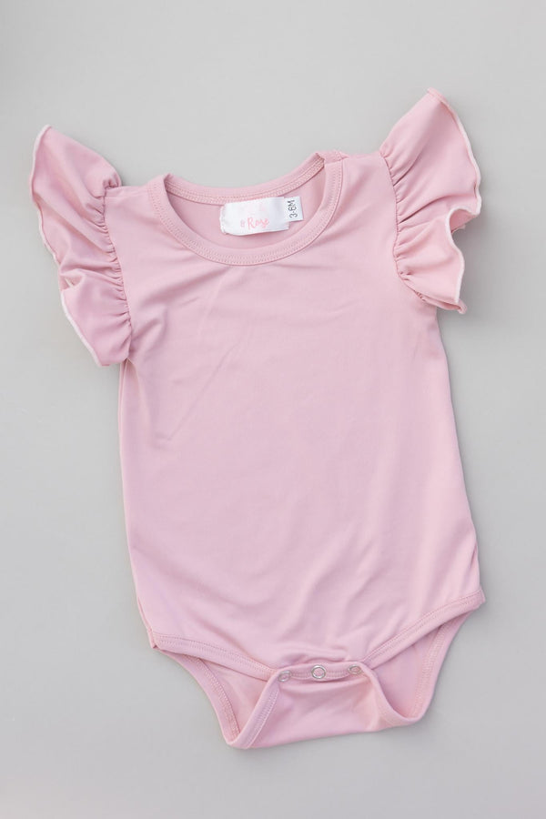 vintage-pink-s-s-flutter-bodysuit Mila &  Rose - Sophia's Style-Vintage Pink S/S Flutter Bodysuit-0-3M--1